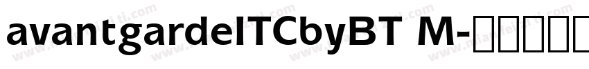 avantgardeITCbyBT M字体转换